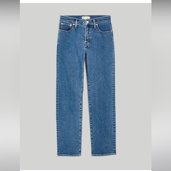 The Perfect Vintage Straight Jean in Bright Indigo Wash: Instacozy Edition - Picture 5 of 8
